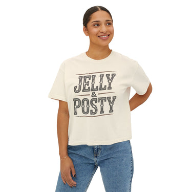 Jelly Posty Boxy Comfort Colors Cropped Tee - Sunlit Funlit | Graphic Tees for Country Concert Addicts